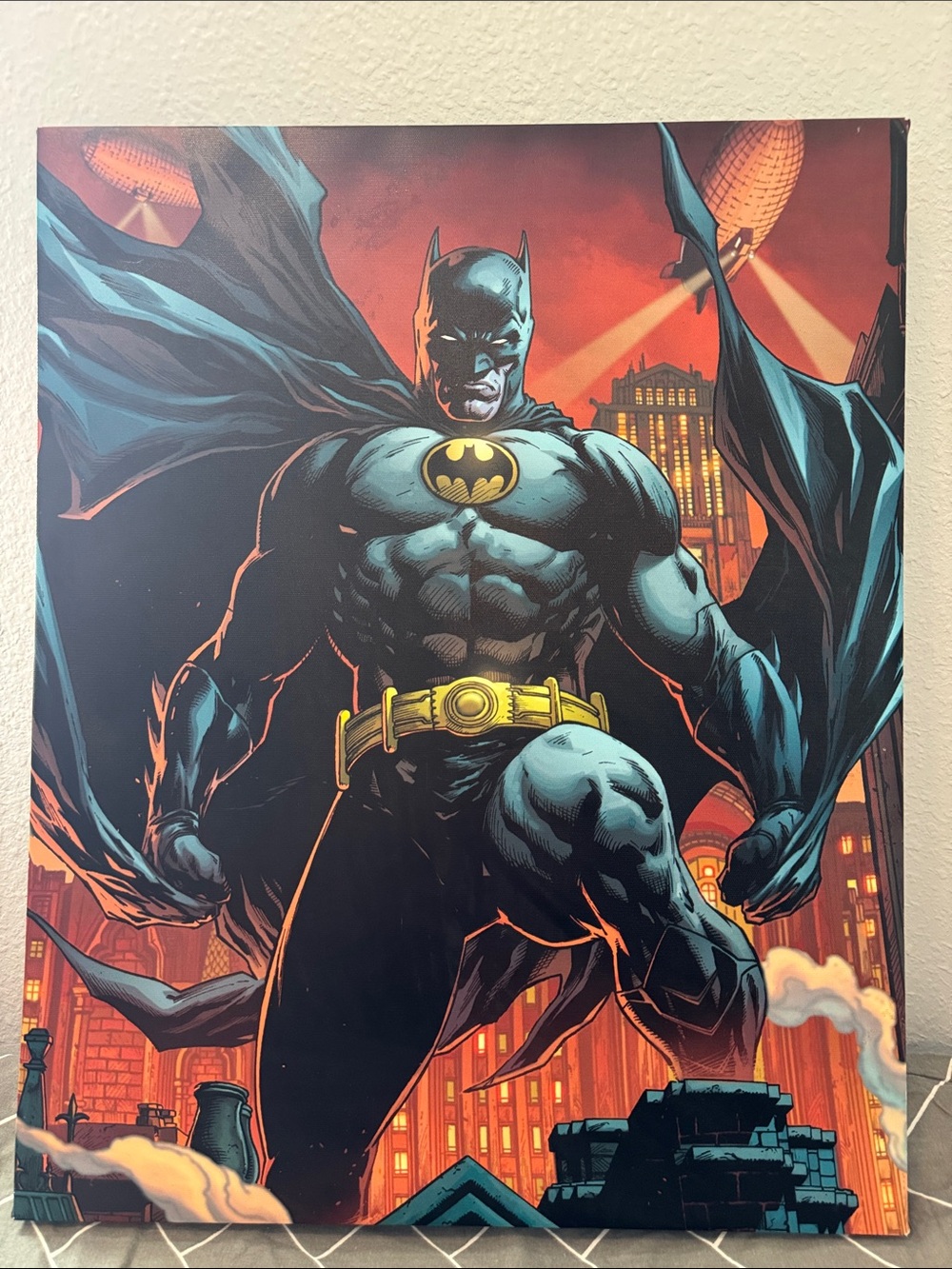 DC Comics Batman Canvas - Black, Yellow, Red, Blue